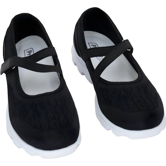 Propet Travelactive Mary Jane Slip-On Black Walking Shoes Women US 10M EU 41 - Picture 1 of 6